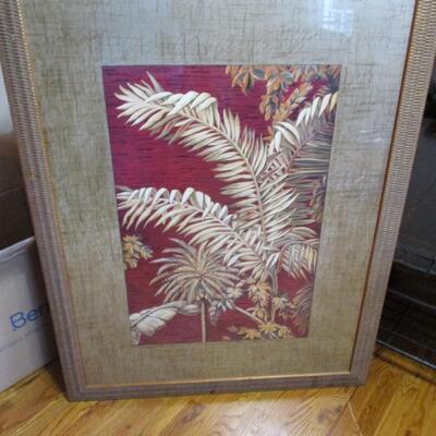 Framed & Matted Fern Picture 37 1/8