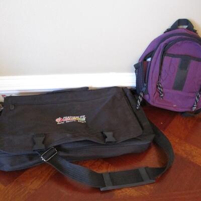 Computer Bag & Small Backpack