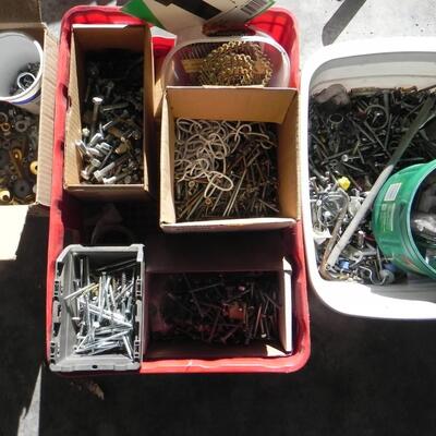 LOT 59  HARDWARE AND TWO ORGANIZERS