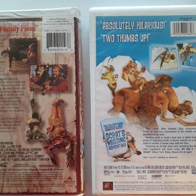2 vhs movies