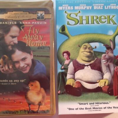 2 vhs movies