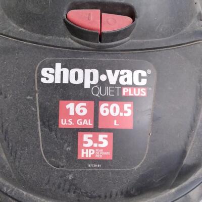 LOT 74   16GAL .SHOP VAC
