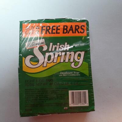 7 bars of irish spring soap