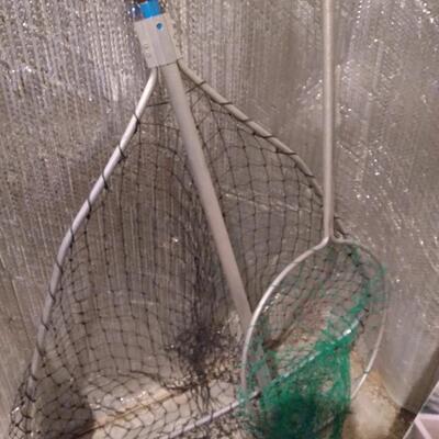 LOT 79  TWO LARGE FISHING NETS