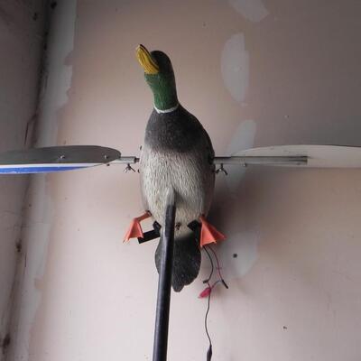 LOT 71  TWO FLYING DECOYS ON POLES