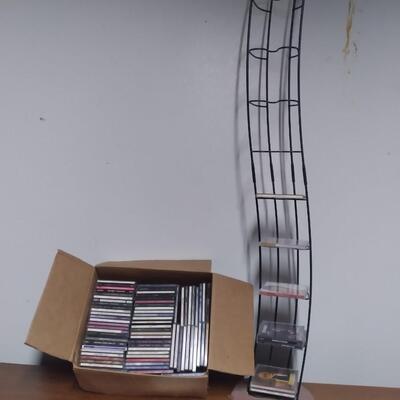 LOT 82   CDS WITH TOWER CD HOLDER