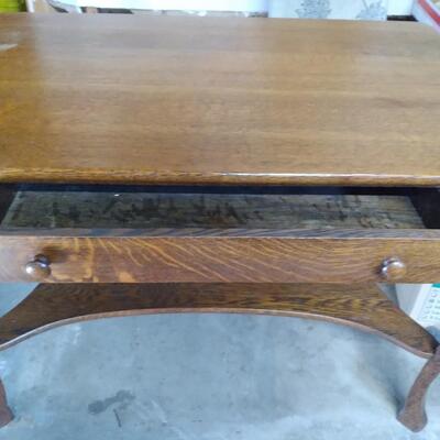 LOT 91  WOODEN TABLE/DESK