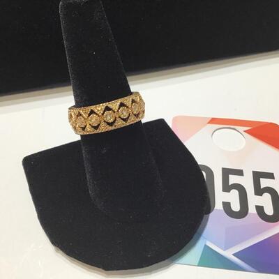 Gold tone Fashion Ring