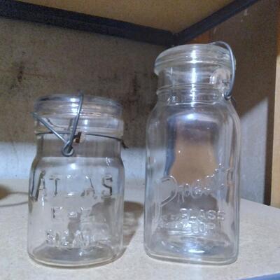 LOT 99  VINTAGE COOKING UTENSIL'S & JARS