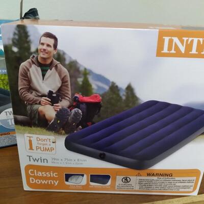 LOT 105 TWO TWIN INTEX AIR MATTRESSES'