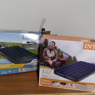 LOT 105 TWO TWIN INTEX AIR MATTRESSES'