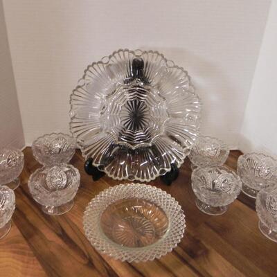 LOT  109   LEAD CRYSTAL DESERT CUPS
