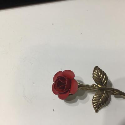 Vintage Rose Brooch