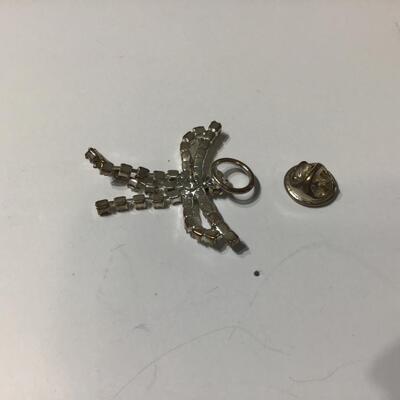 Rhinestone Angel pin