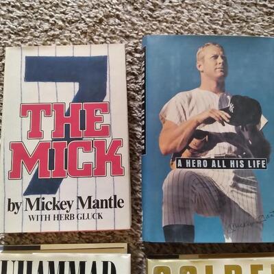 LOT 126   BOOKS ON SPORTS AND PLAYERS