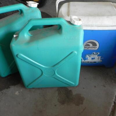 LOT 145   6 GALLON WATER CANS