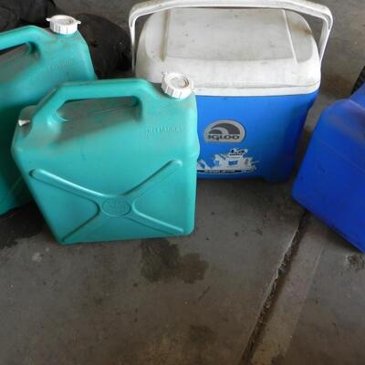 LOT 145   6 GALLON WATER CANS