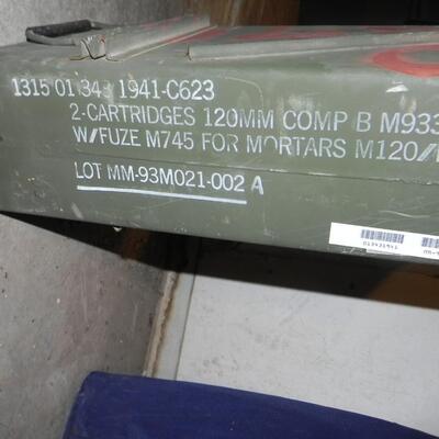 LOT 153  AMMUNITION BOX