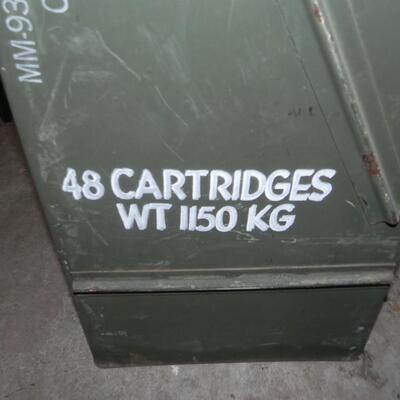 LOT 153  AMMUNITION BOX