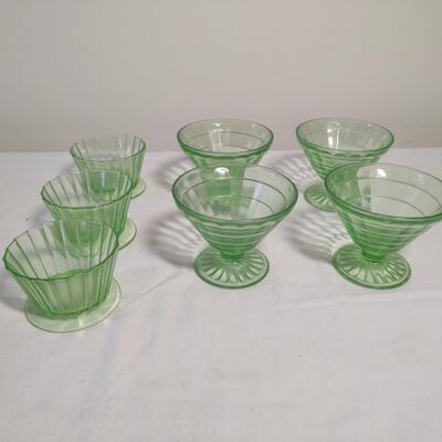 Green Glass Pieces