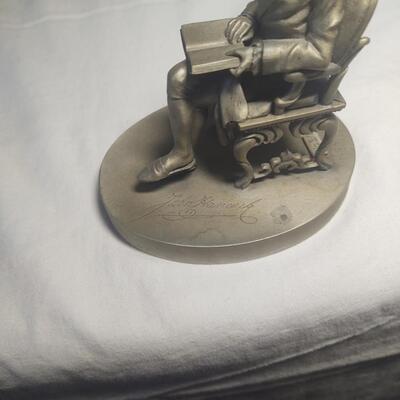 Founding Fathers Pewter Sculptures