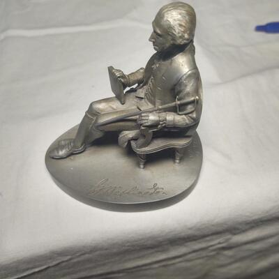 Founding Fathers Pewter Sculptures