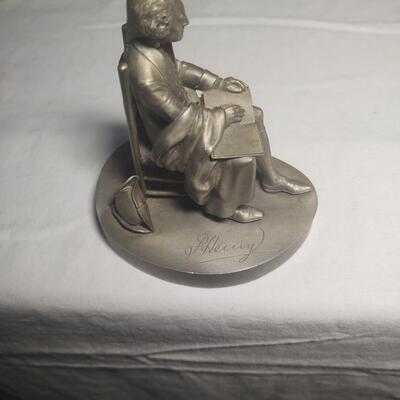 Founding Fathers Pewter Sculptures