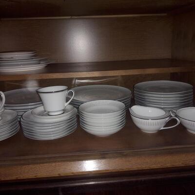 Left Side China Cabinet Contents
