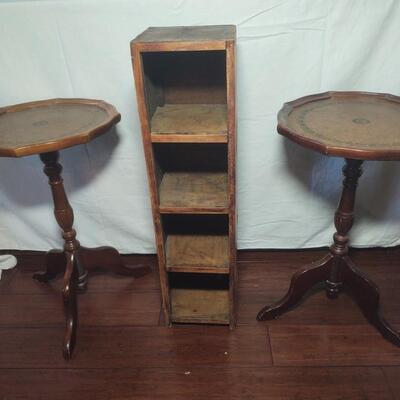 Side Tables & Wall Mount Compartment