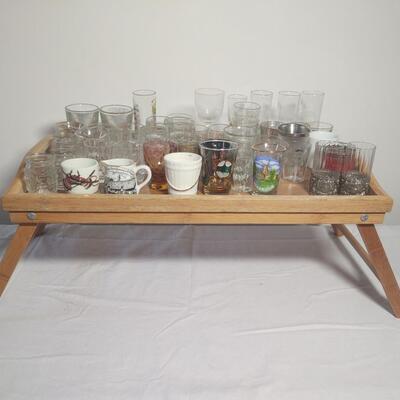 Shot Glasses & Lap Tray