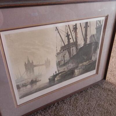 LOT 7  FRAMED LIMITED EDITION PRINT