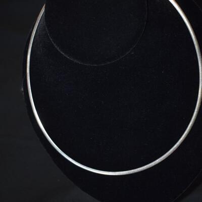 Sterling silver omega