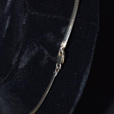Sterling silver omega