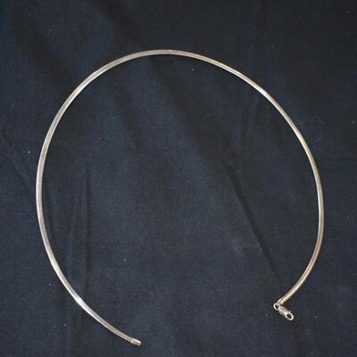 Sterling silver omega