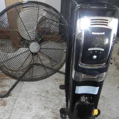 LOT 168  TOWER HEATER AND FAN