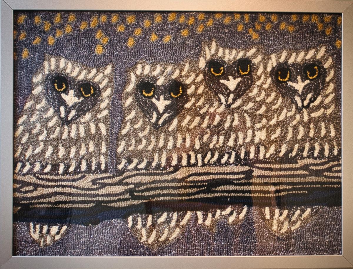 Owl Batik Art