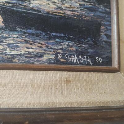 Harbor Painting