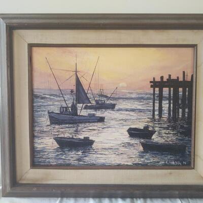 Harbor Painting