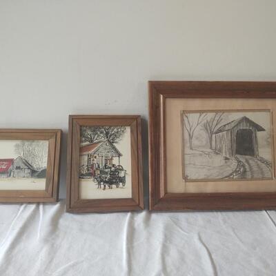 Three Pieces of Artwork
