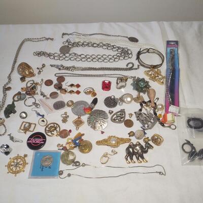 Huge Lot Of Costume Jewelry