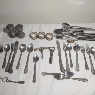 Older Pewter Flatware