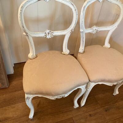 Pair of Refinished Victorian Side Chairs