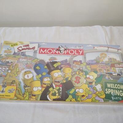 Simpsons Themed Monopoly Set