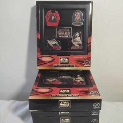 5 Sets of Star Wars Collector's Pins