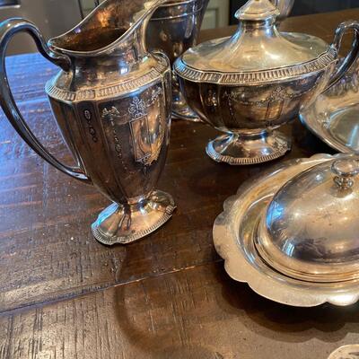 Large Collection of Silver Plate items