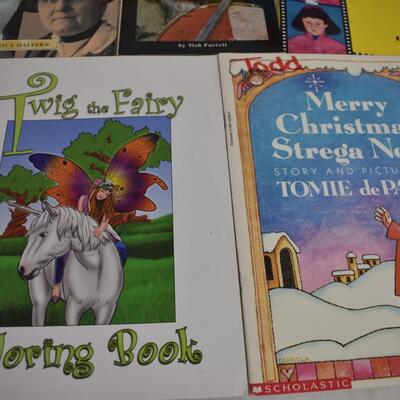 13 Children's Books, The Secret School -to- Merry Christmas Strega Nona