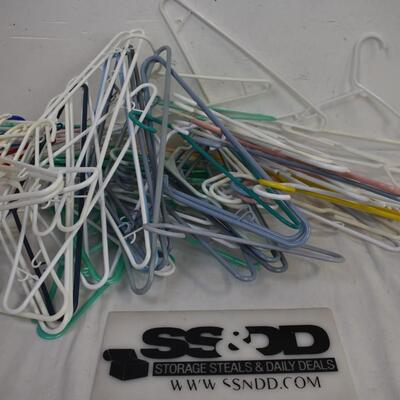 Lots of Different Colored Hangers
