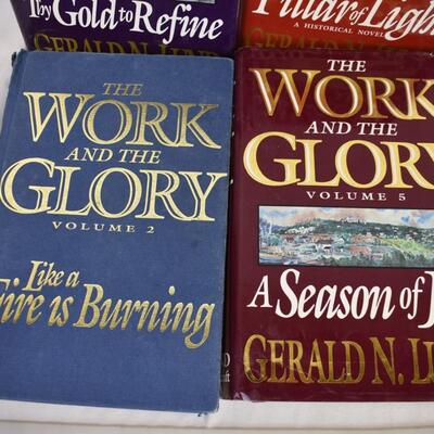 4 Books: The Work and he Glory, Volume 1, 2, 4 and 5