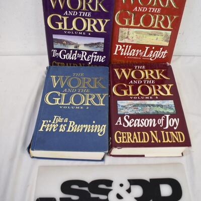 4 Books: The Work and he Glory, Volume 1, 2, 4 and 5