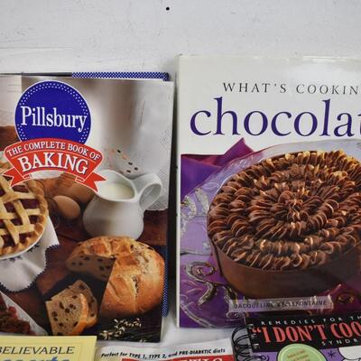 7 Cook Books, I don't Cook, What's Cooking, Pillsbury